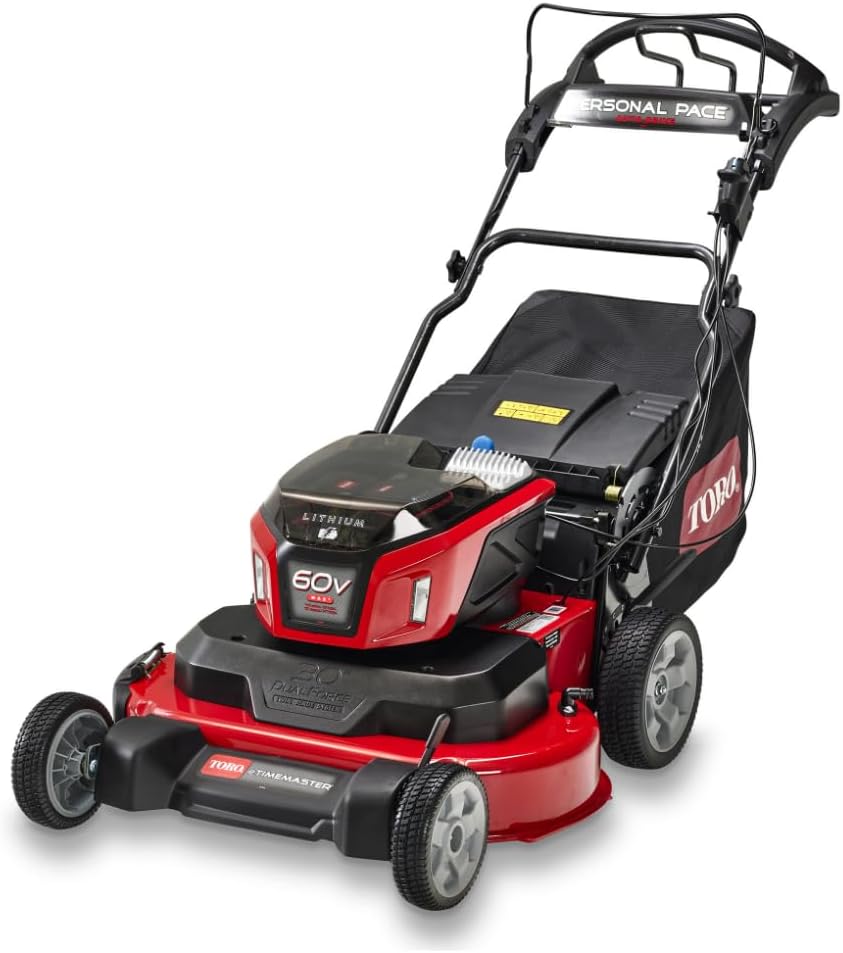 Toro 60V MAX* 30 in. eTimeMaster® Personal Pace® Lawn Mower - Battery/Charger Not Included