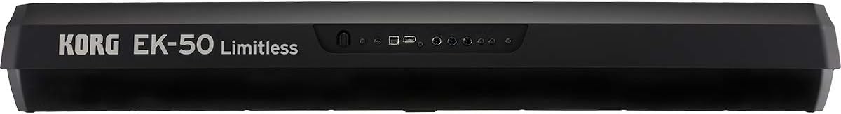 Korg EK-50L Limitless Entertainer Keyboard Bundle with Adjustable Stand, Bench, Sustain Pedal, Instructional Book, Austin Bazaar Instructional DVD, and Polishing Cloth