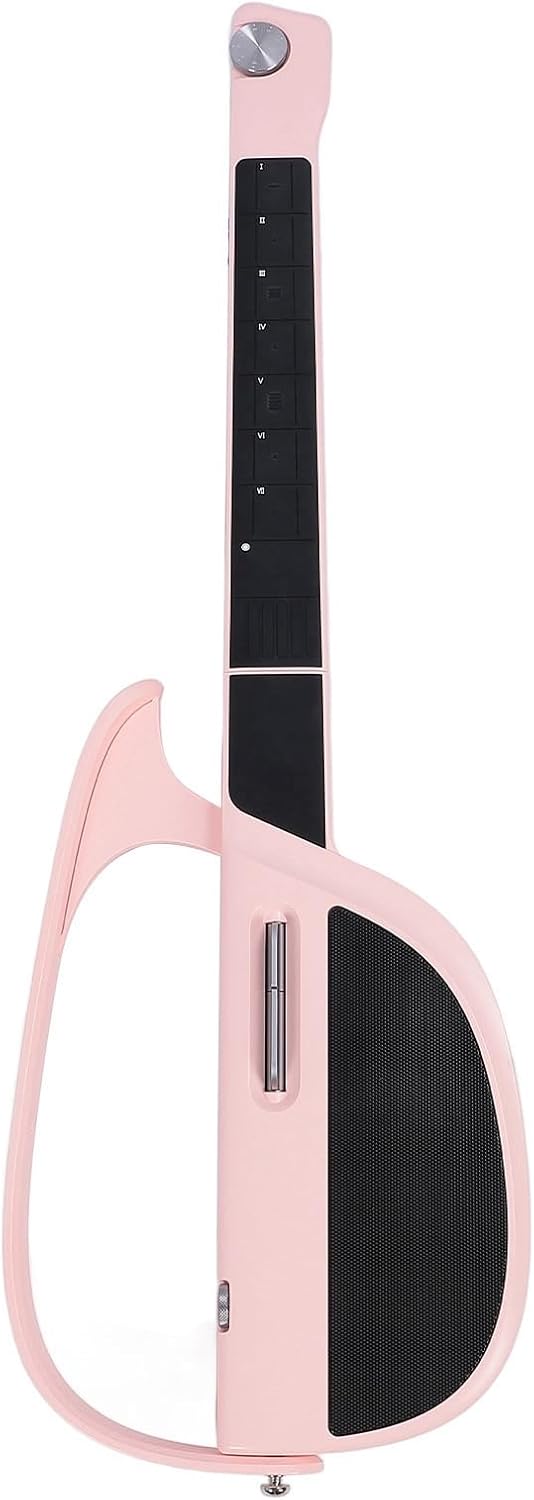 C1 Stringless Smart Guitar, Foldable Travel Stringless Guitar, App Interactive Chord Sheets, Built in Speaker and Drum system, Automatic Accompaniment Guitars with Storage Bag