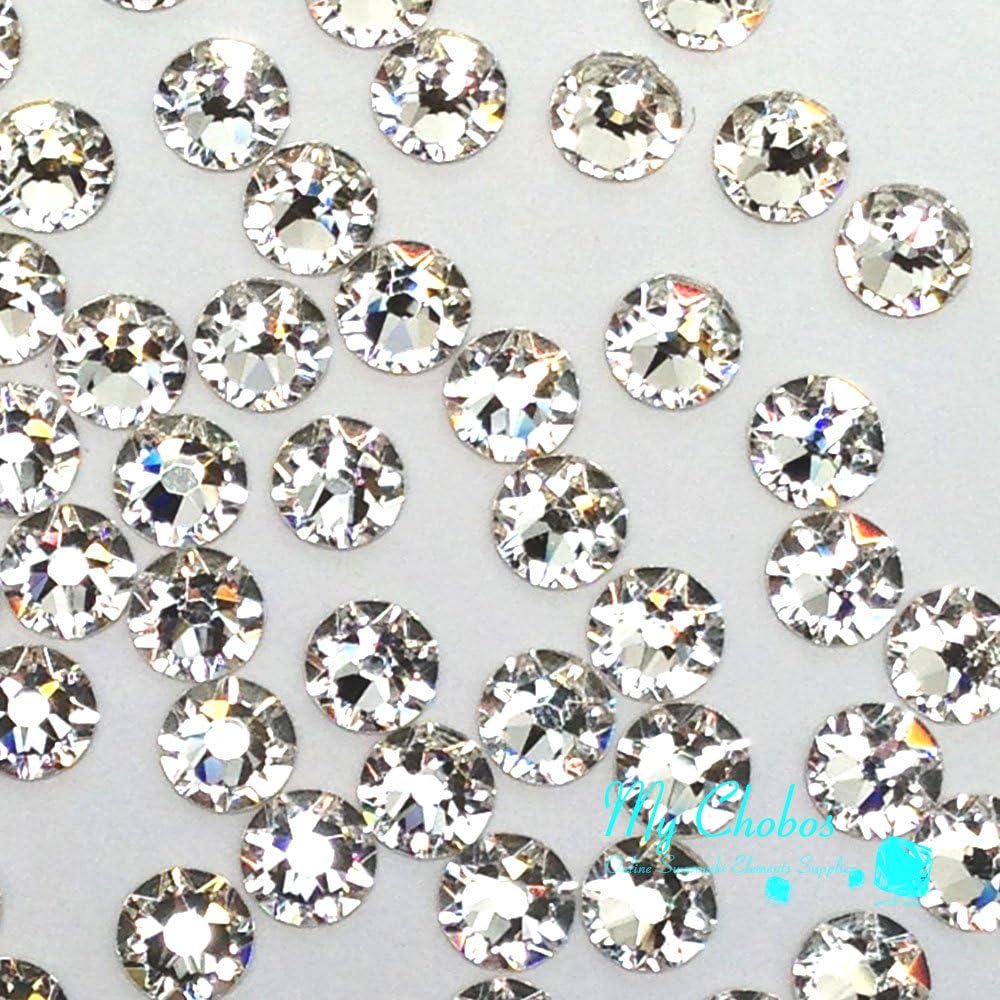 1440 pcs (Factory Pack) Crystal (001) Clear Austrian Crystal Austria New 2088 Xirius 16ss Flat Backs Round Rhinestones 4mm ss16 DIY Deco Bling Sealed Original Pack