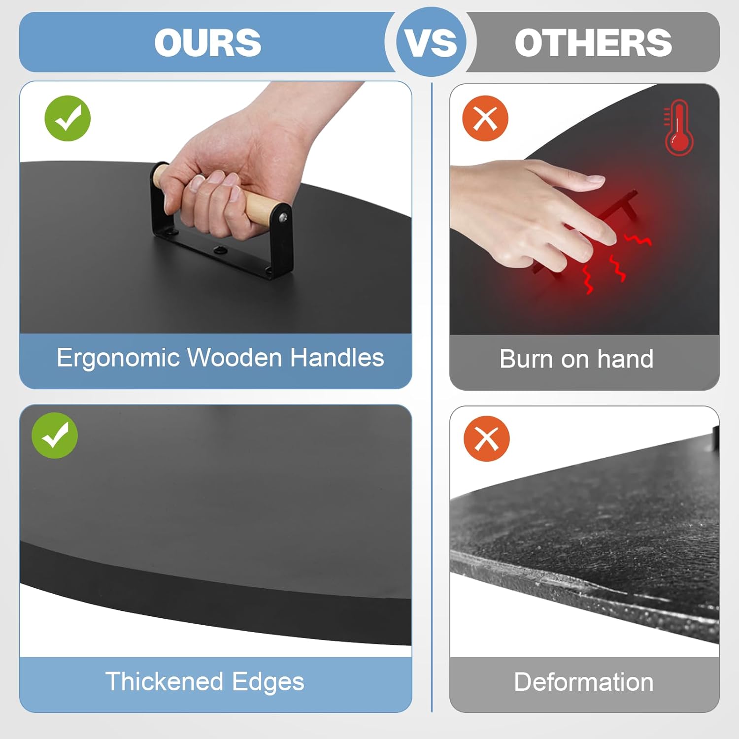 Smokeless Fire Pit Outdoor- 20 Inch Low Smoke Metal Fire Pits & Fireplaces for Outside with Carry Bag, Fire Pit Lid Cover Round - 34