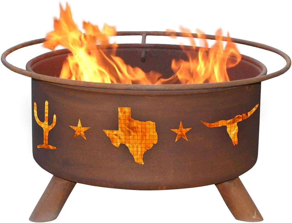 Patina Products F115, 30 Inch Lone Star Fire Pit