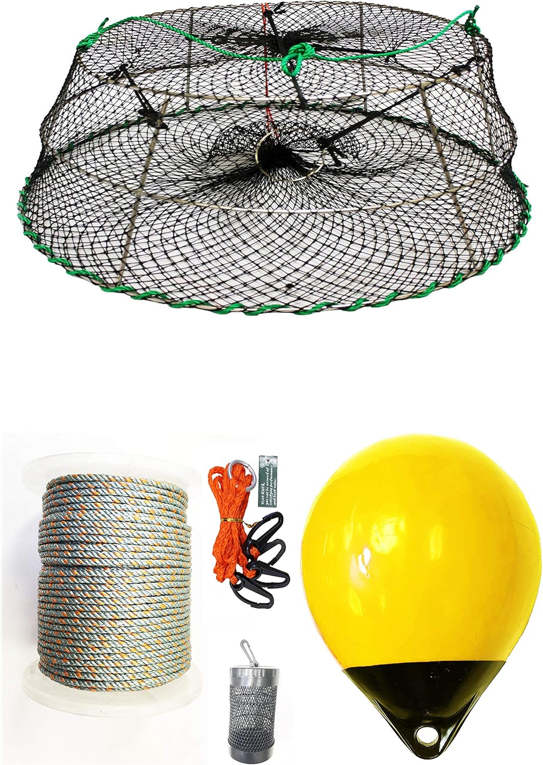 KUFA Sports Tower Style Prawn Trap with Prawn Trap Accessory Combo(CT77+PNS30Y+HA2)