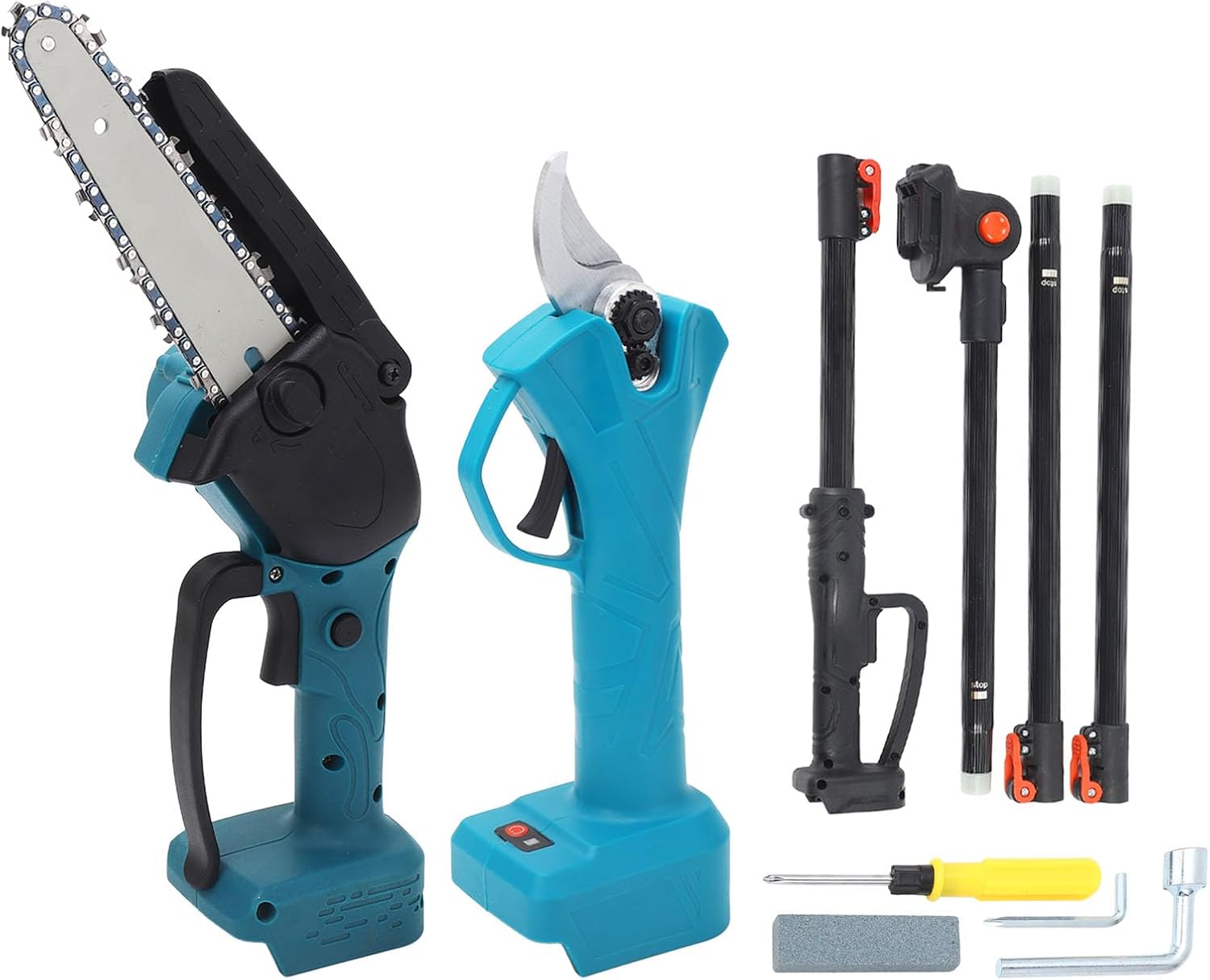 Electric Pruning Shears Mini Chainsaw Set Cordless Garden Power Tools Extension Pole BL1820 BL1830 BL1840