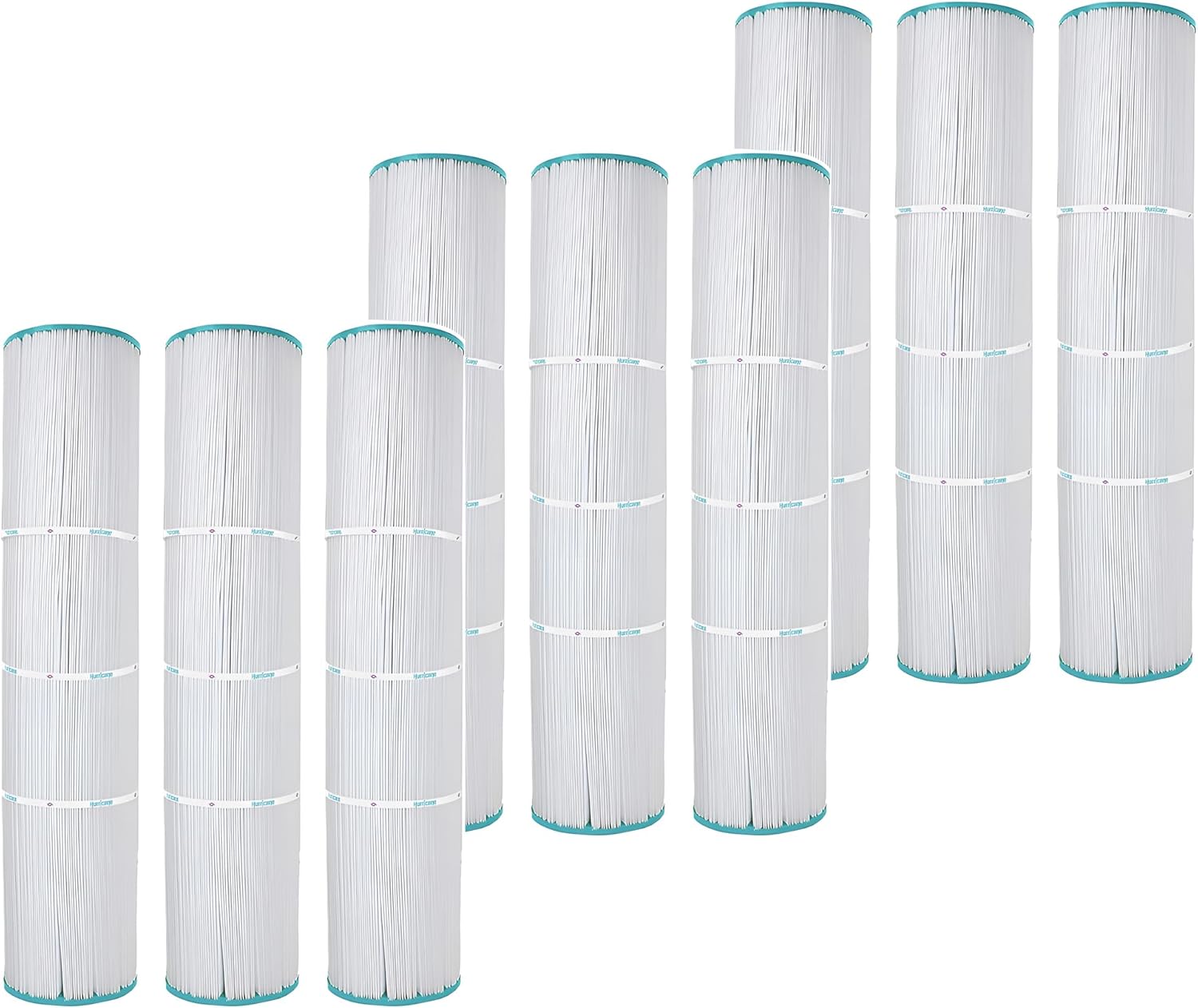 Hurricane Filters HF4995-01 3 Pack Advanced Spa Filter Cartridge - Replacement for PCAL100, Unicel C-4995, Filbur FC-2940, Waterway 100, Cal Spas