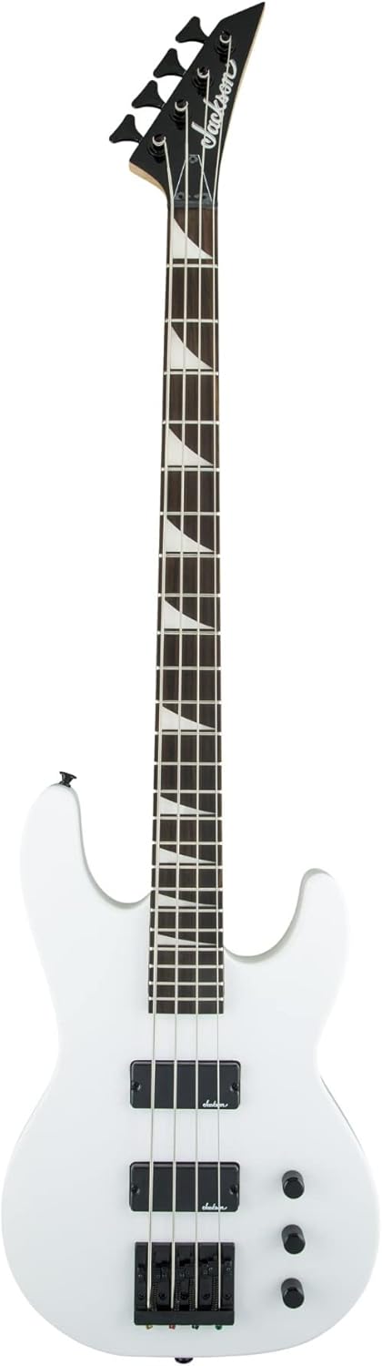 Jackson JS Series Concert Bass JS2 4-String Bass Guitar with Amaranth Fingerboard (Right-Handed, Snow White)