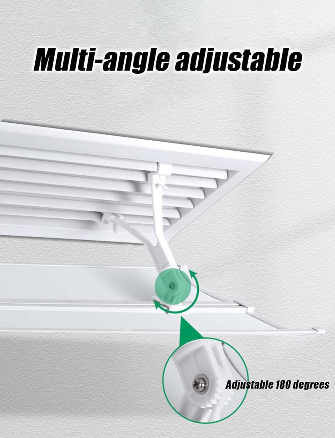 Air Conditioner Air Deflector Air Conditioner Vent Deflector, Adjustable Airflow Direction, Purifying Filter Cotton