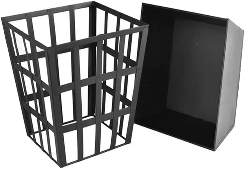 Outdoor Brazier Outdoor Garden Metal Charcoal Fire Pit Camping Fishing BBQ Burner Bowl Multifunction Stove Barbecue Grill Stand (Color : Black Size : 33x33x48cm) (Black 33x33x48cm)