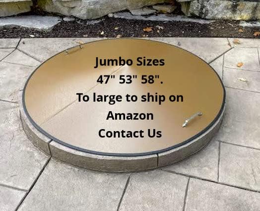 Higley No Rust Fire Pit Cover Spark Screen Lid 37