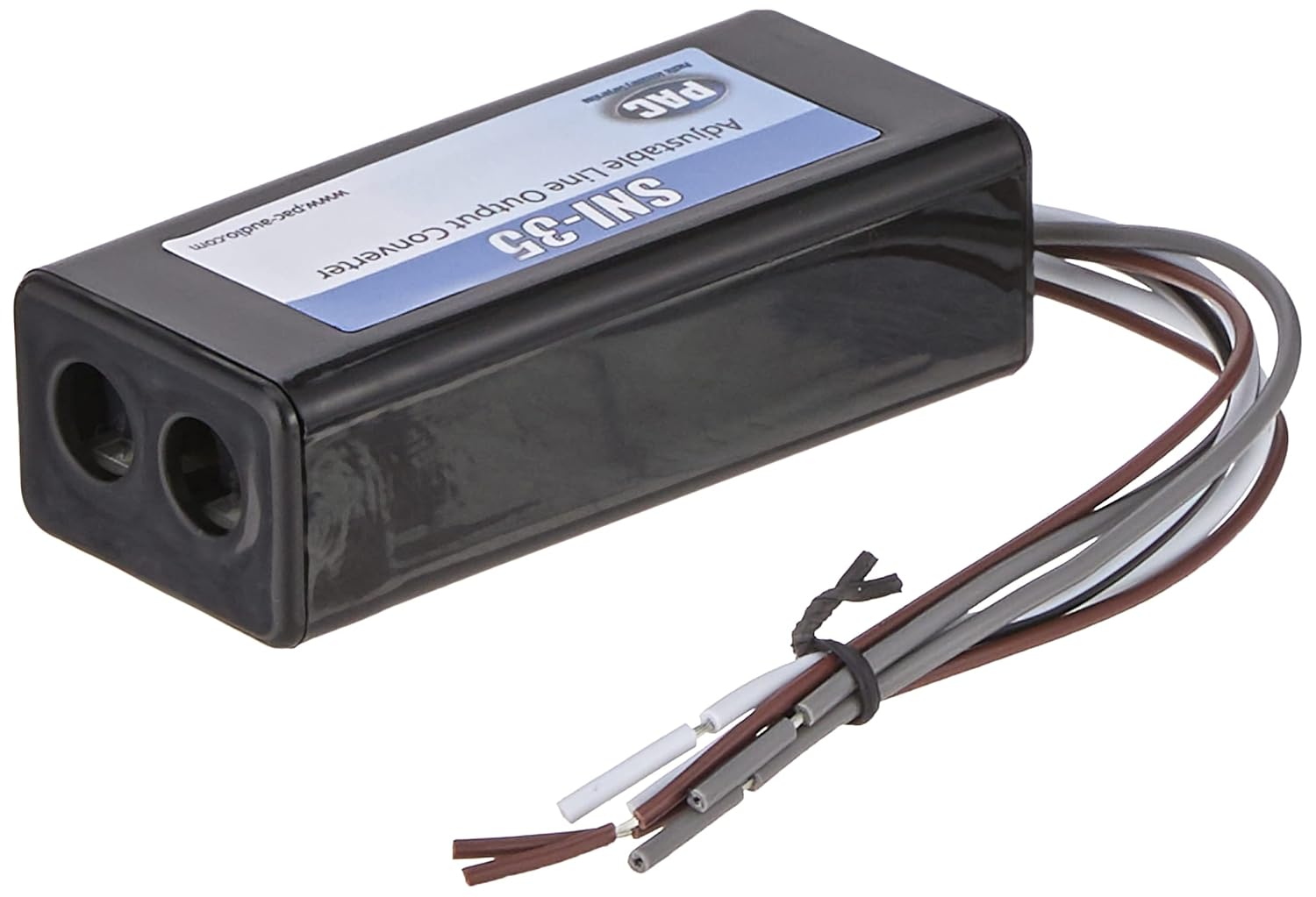 Surge Series Amplifier Installation Wiring Kit - 4 Gauge Installer Amp Kit & PAC SNI-35 Variable LOC Line Out Converter