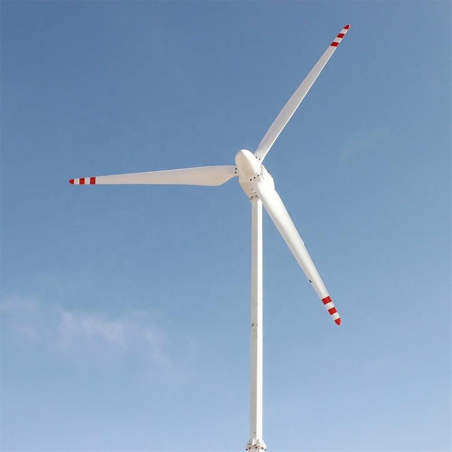 5000W 48V Horizontal Wind Turbine 1.6M Blades 5KW Wind Generator Kits with PWM Charge Controller Home Farm Off Grid System to Charge 48V Battery (No Mast)