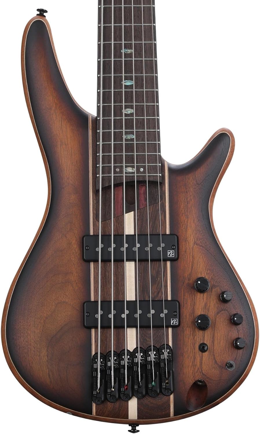 Ibanez Premium SR1356B 6-string Bass Guitar - Dual Mocha Burst Flat