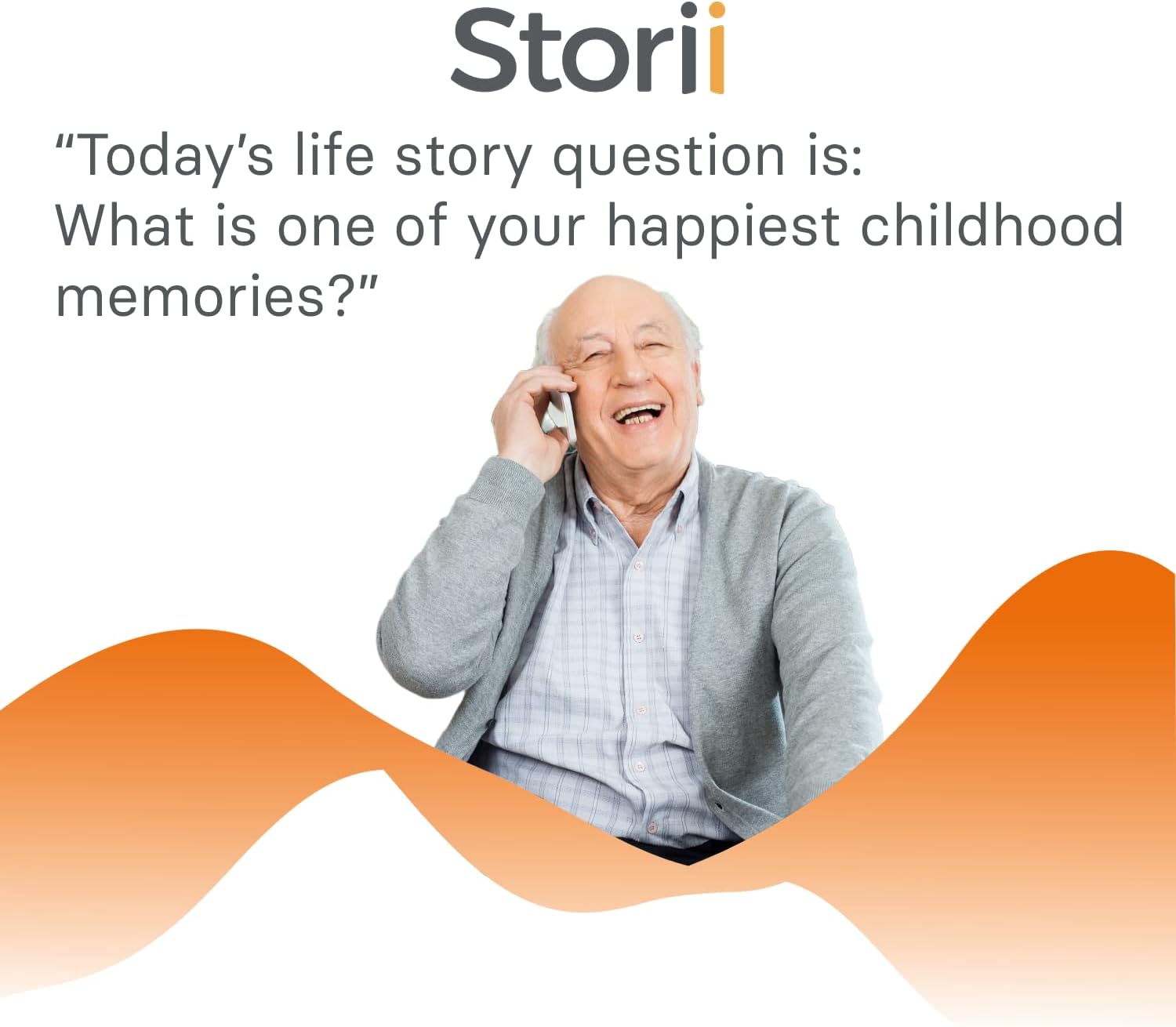 Storii - Record Your Memoir: Gift Box - 12 Months of Life Story Phone Service - Automatic Transcription - Guided Voice Journal and Memory Keepsake - Unique Mothers Day | Fathers Day
