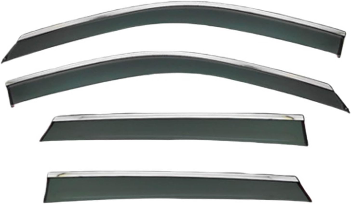 Window Deflectors for Trax MK2 2023+, Sun Rain Guard Window Visors Vent Shades with Bright Stripes Car Accessories