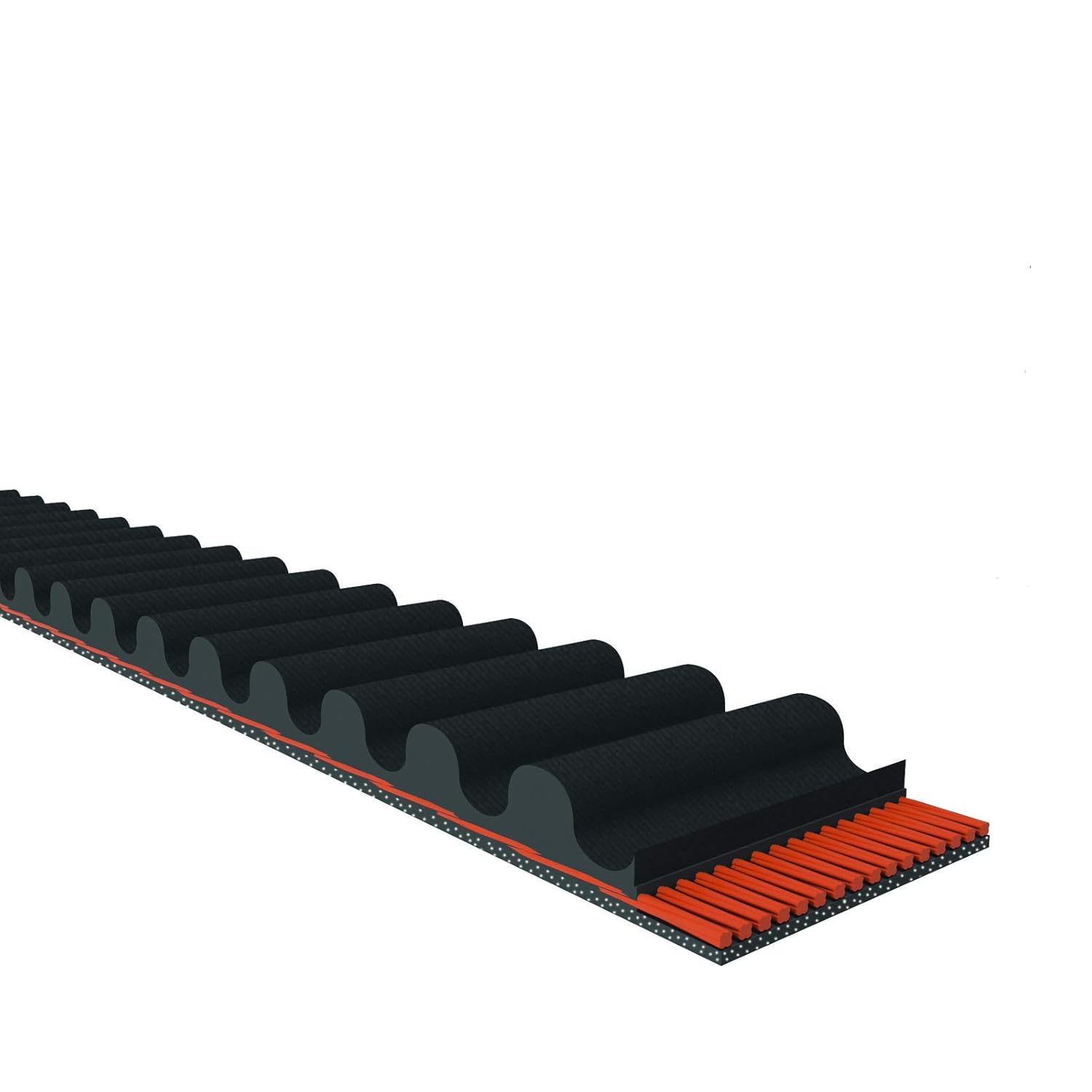 Replacement for 457814M170H Replacement Belt fits for Woods Manufacturing - Belts for Automotive, Industrial, and Generator Use