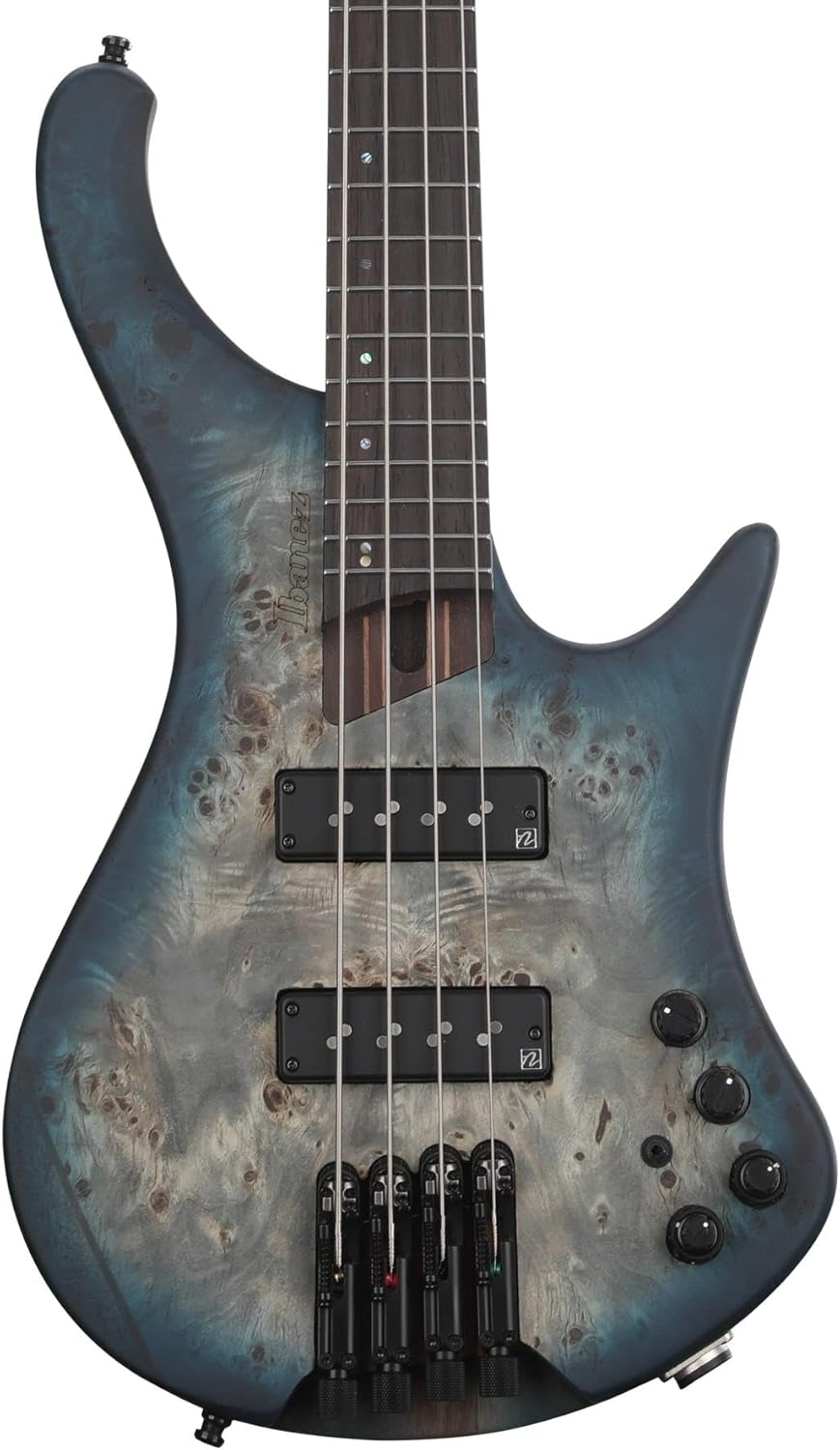 Ibanez EHB Ergonomic Headless Bass Guitar - Cosmic Blue Starburst Flat