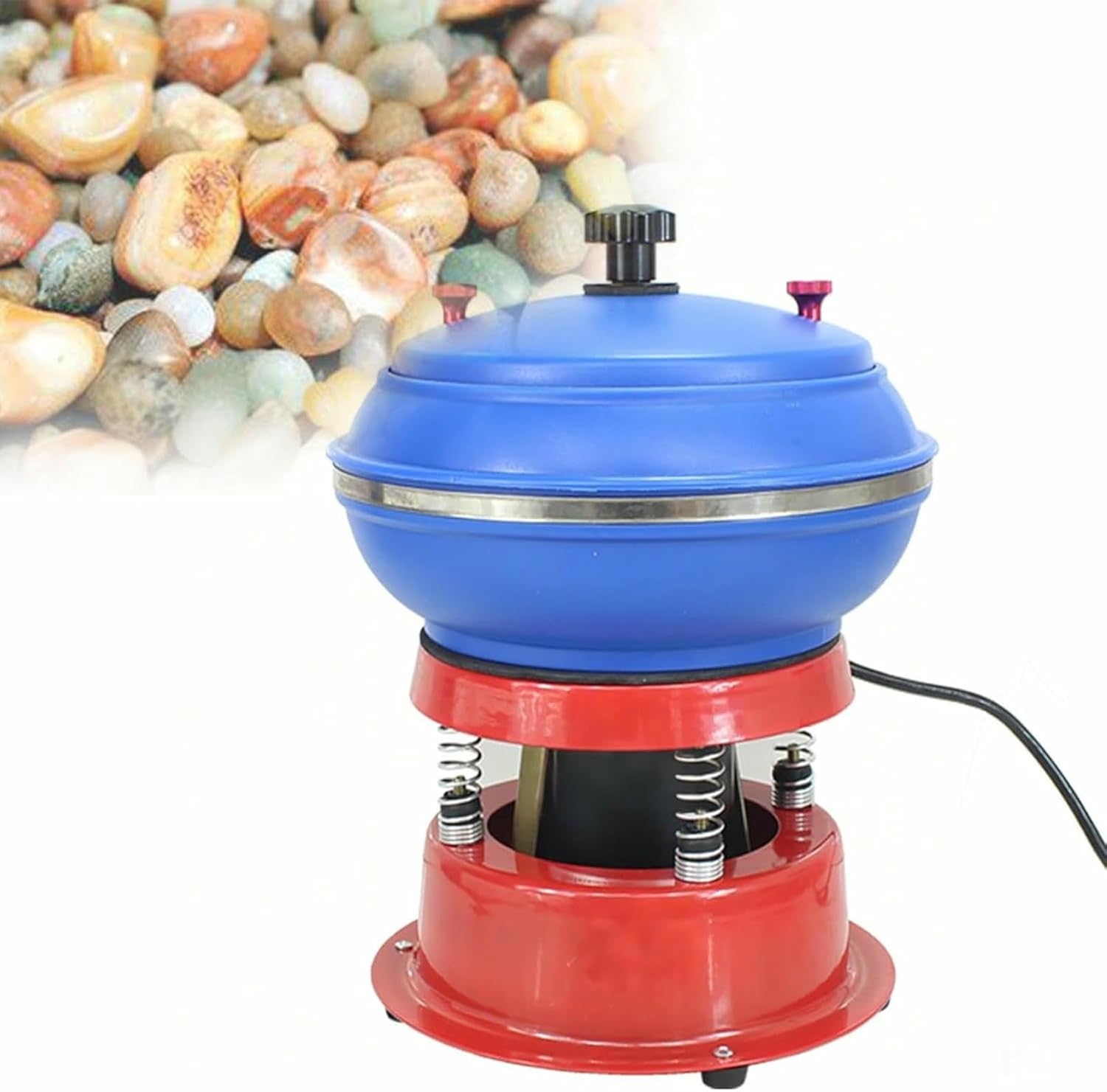 Vibrating Polishing Drum, Jewelry Rock Polishing Machine, Sleeve Polisher, Vibration Polishing Machine, For Grinding And Polishing Workpiece Surface