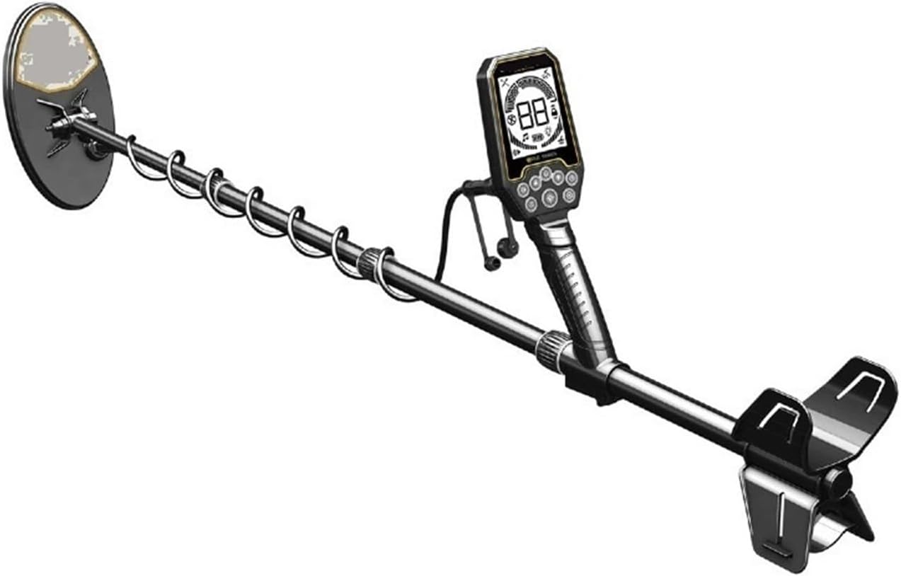 Metal Detector Gold Prospecting Metal Detector with All-Metal Mode and Target Scanning Function for Outdoor Search,for Treasure Finder