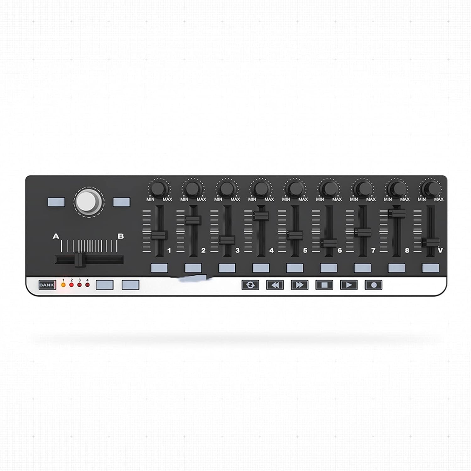 Keyboard Piano Portable Mini USB 9 Slim-Line Control MIDI Controller Electronic Musical Instrument