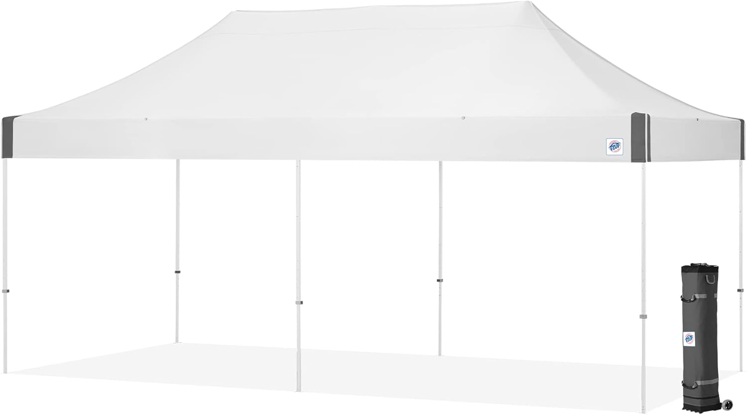 E-Z UP Vantage, 10' x 20' Shelter, White Frame, White Top