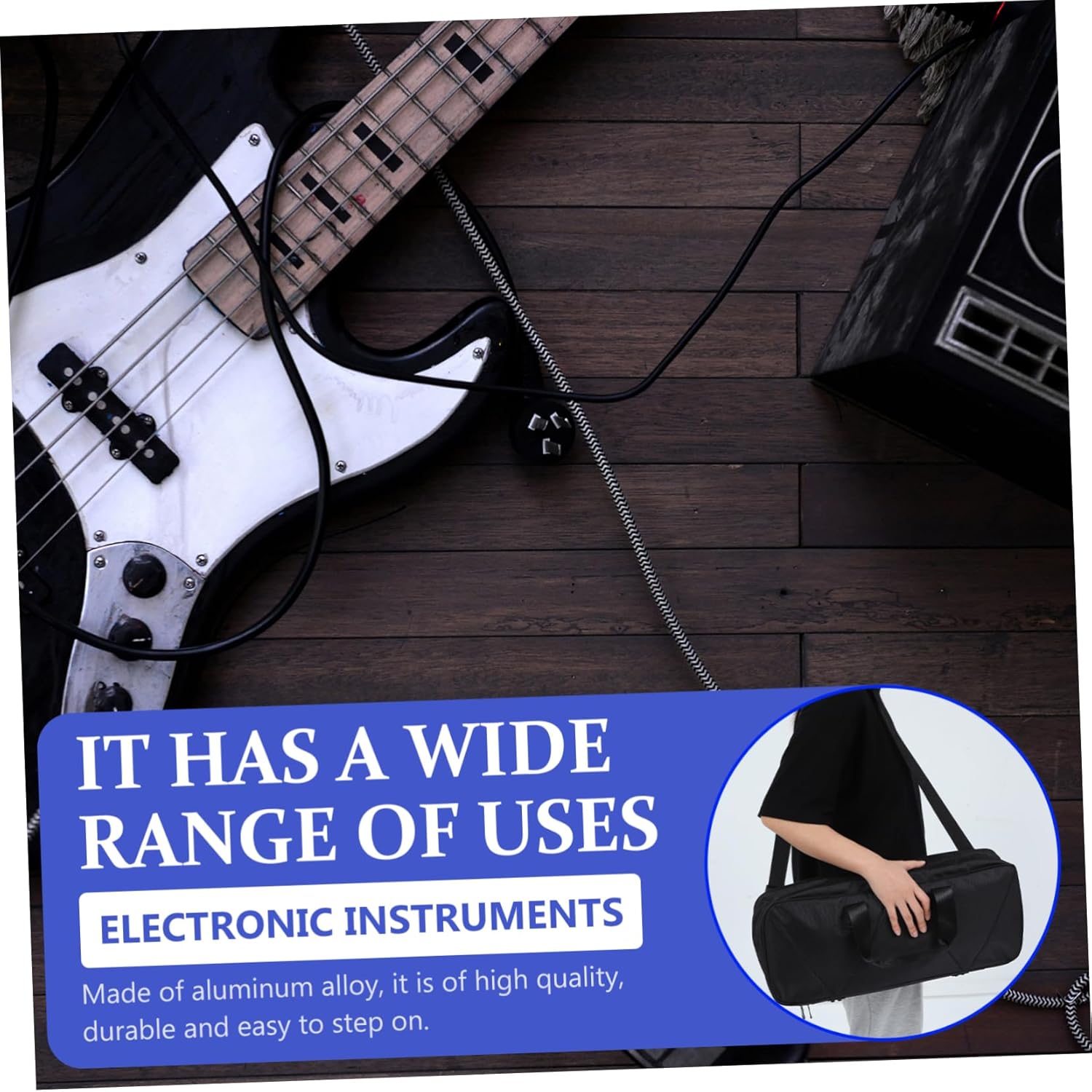 BESPORTBLE Guitar Pedal Board Guitar Pedalboard Effects Pedalboard Pedals Effector Mounting Bracket Board Bag