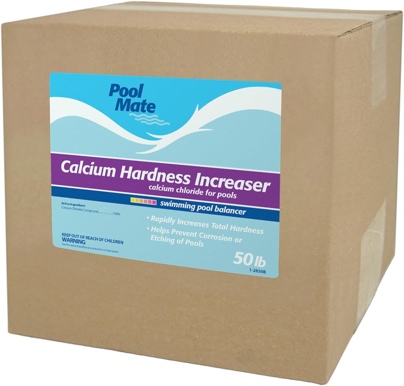 Pool Mate 50-Pounds Premium Calcium Hardness Increaser for Pools, 100% Calcium Chloride
