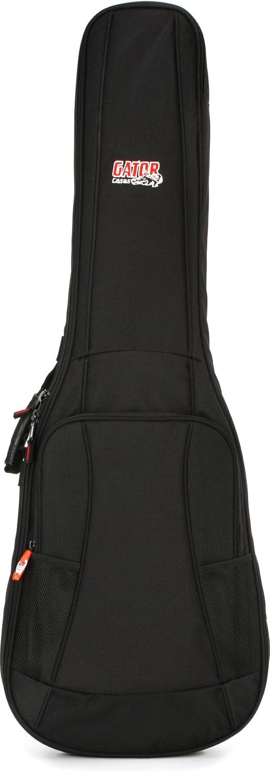 Gator Cases 4G Series Gig Bag For Electric Guitars With Adjustable Backpack Straps, Fits Most Stratocaster and Telecaster Style Guitars (GB-4G-ELECTRIC)