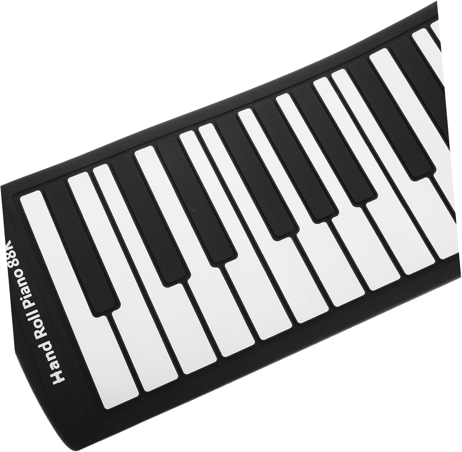 Mikinona Portable Silicone Roll-up Piano Built-in Speaker Key Foldable Keyboard for Music Practice Battery Operated Keys for Musicians The Go