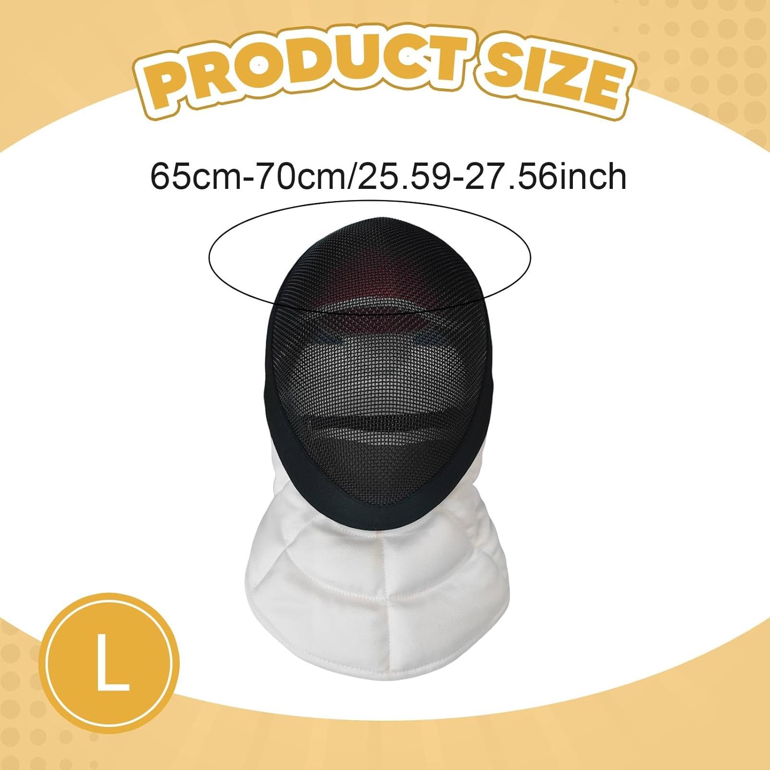 Generic Fencing Face Cover Breathable Professional Kendo Stabproof for Accessories Coach Fencing Helmet