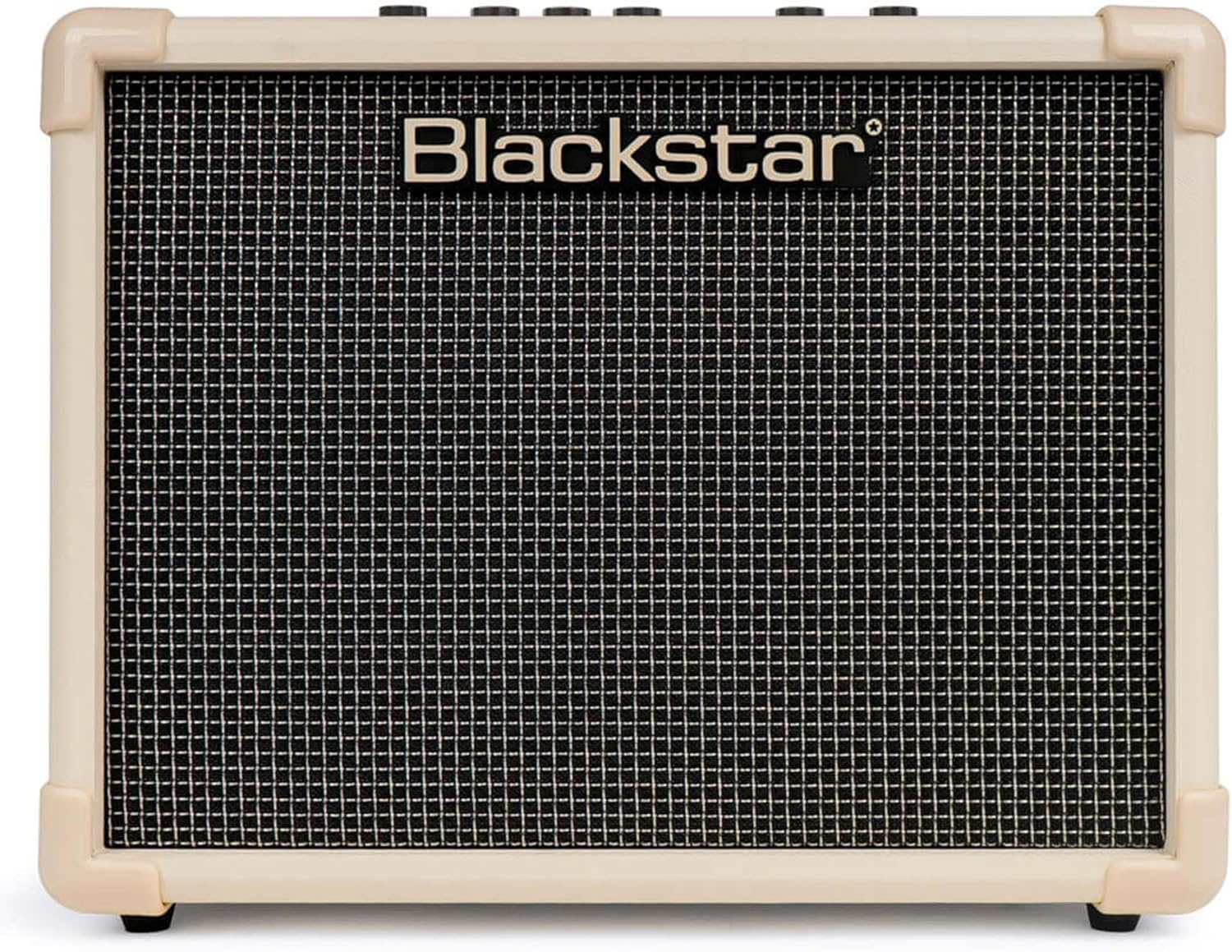 Blackstar ID:CORE V4 Stereo 10 Guitar Combo Amplifier - Double Cream Bundle with Instrument Cable, Picks, and Austin Bazaar Polishing Cloth