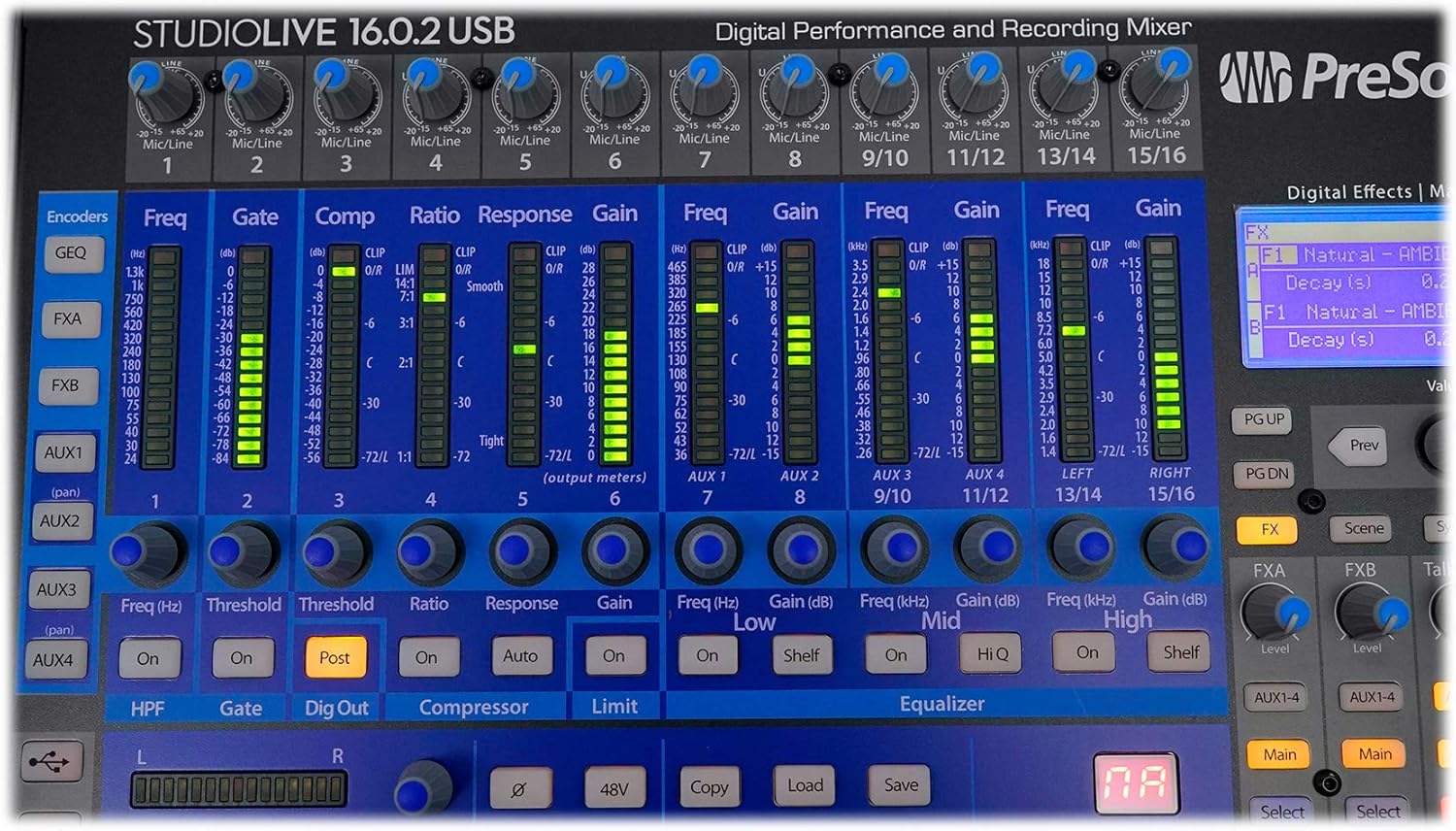 Presonus StudioLive 16.0.2 16-Channel Audio Mixer