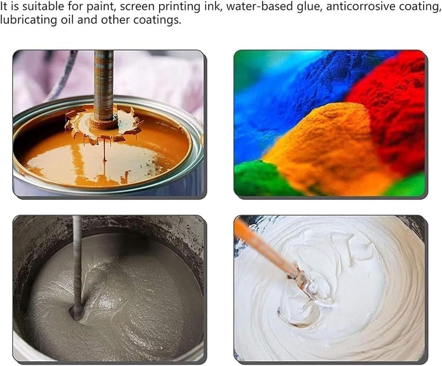 Pneumatic Paint Mixer Machine, Paint Stirring Machine, Desktop Air Agitator, for Paint Coating Materials Viscous Liquid Ink(