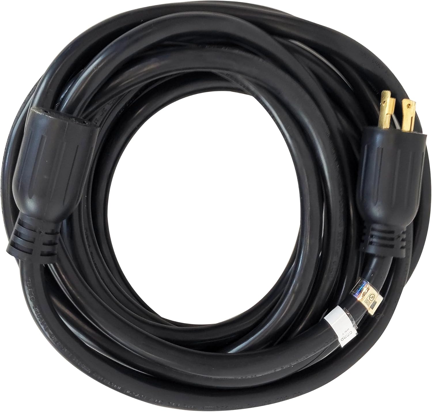 DuroMax XP3025GC 30-Amp 25-Foot 10-Gauge L14-30 Heavy Duty Generator Cord for Home Power Backup, Black