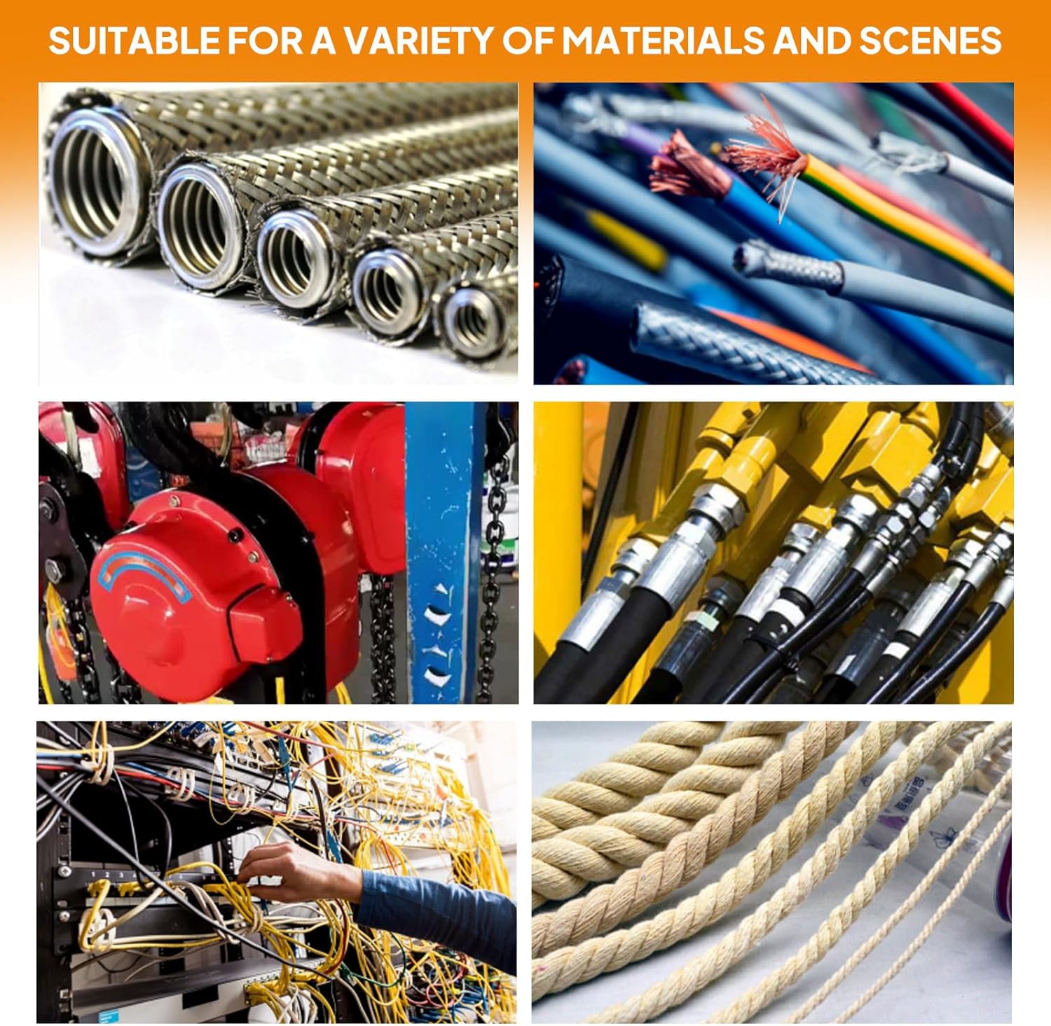 Electrical Flat Heat Shrink Tubing, High Ratio Car Amplifier Farbric Heat Shrinkable Braided Sleeving Cord Protection for Cable Sheathing (Black(2 in 1 Shrink Ratio), 1''-30FT)