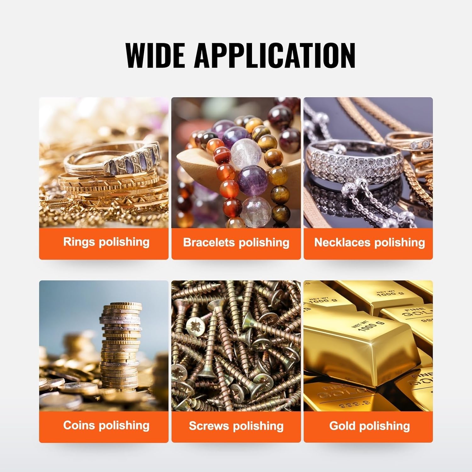 Rotary Tumbler Surface Polisher Jewelry Drum Polishing Machine Gem MiniTumbler Finishing Tools