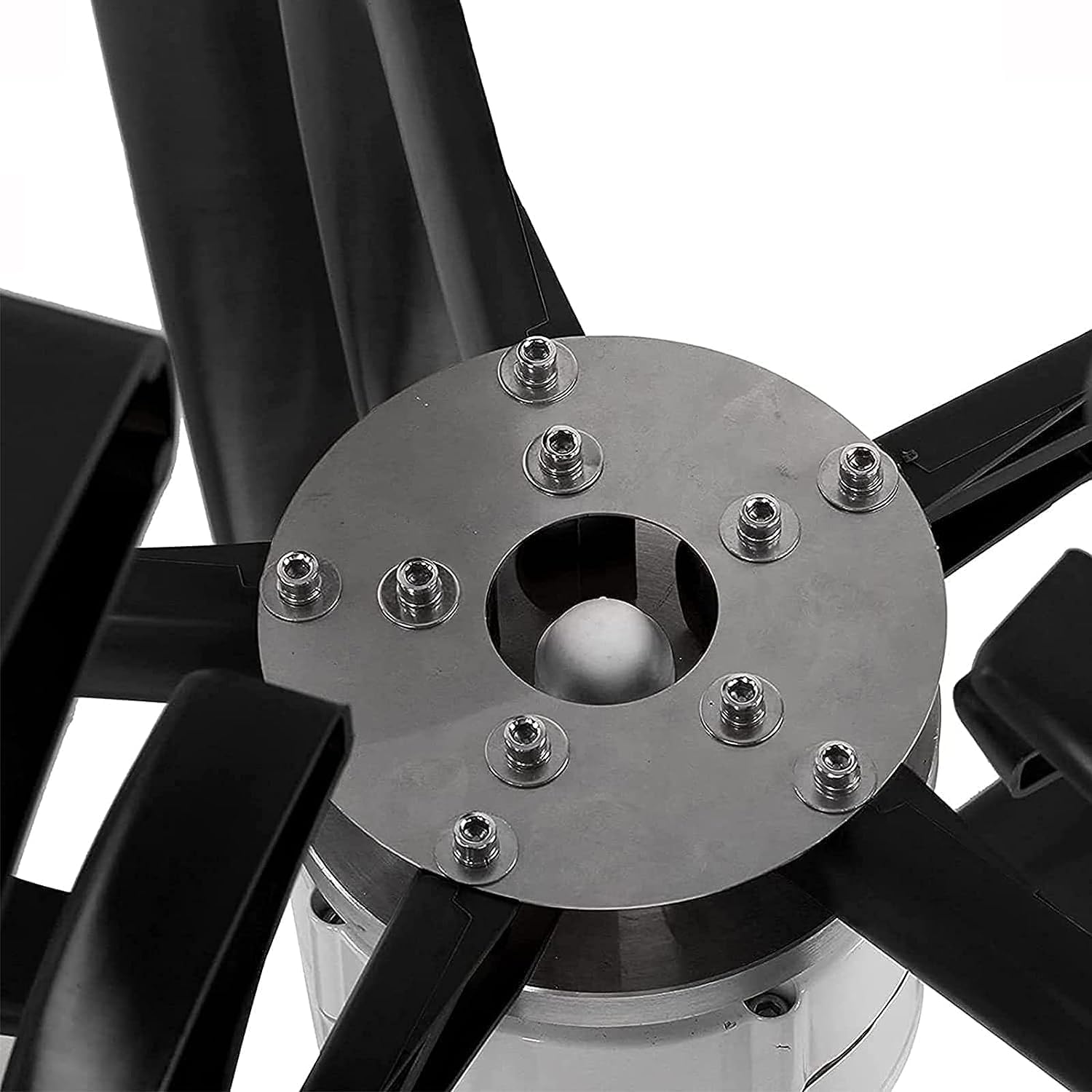 Wind Turbine Generator 4000W 5 Blade Low Wind Speed Starting Wind Turbines with Charge Controller, Lantern Shape Vertical Flat Axis Wind Turbine