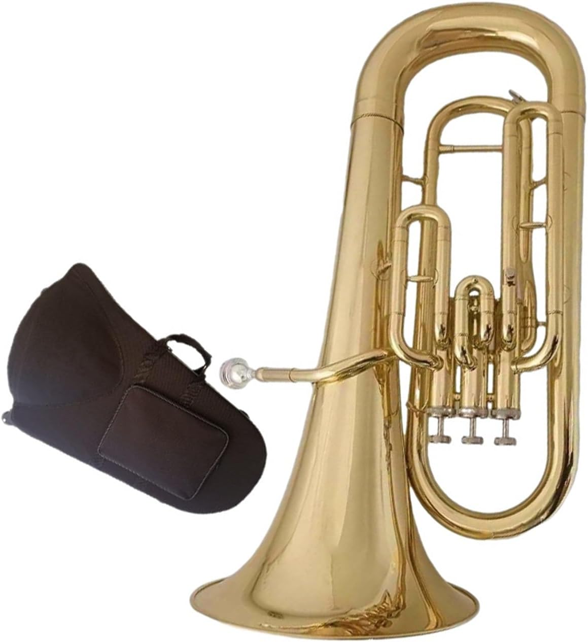 Euphonium Instrument B Flat Gold Key For Playing Euphonium All-brass Instrument