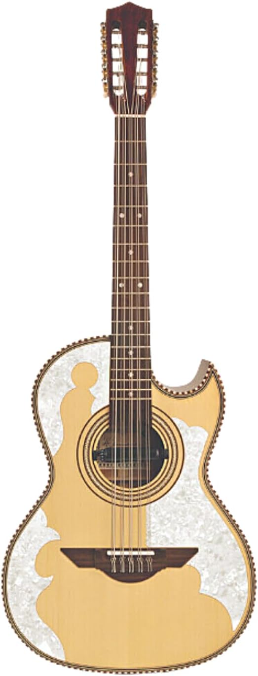 H. Jimenez LBQ4E El Patron Bajo Quinto with Pick-up, Beige