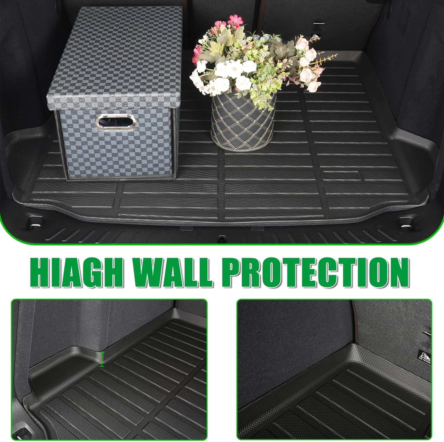 for Nissan Ariya Floor Mats 2023 2024 2025 Car Mats for Nissan Ariya Accessories All Weather Floor Mats Cargo Liner 2023-2025