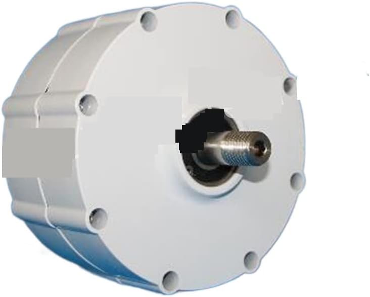 Wind Turbine, Low Speed 800W 1000W 12V 24V 48V Gearless Permanent Magnet Generator AC Alternators Use for Wind Turbine Water Turbine(with Base,48V_1000W)