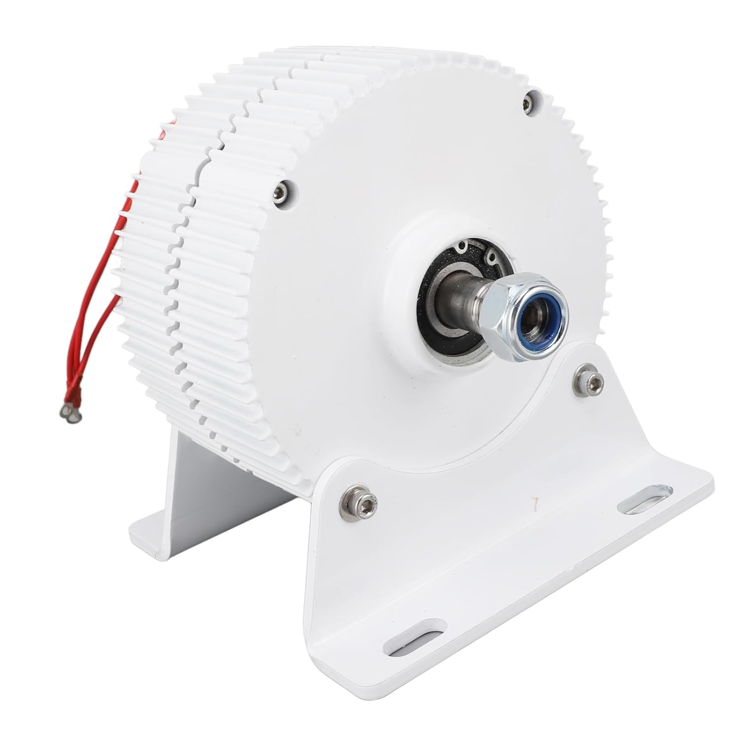 Fockety Permanent Magnet Generator, Permanent Magnet Motor Alternator High Efficiency 3 Phase 12V Aluminum Alloy Carbon Steel for Wind Turbine (400W), Focketyn8vphco1gd-12