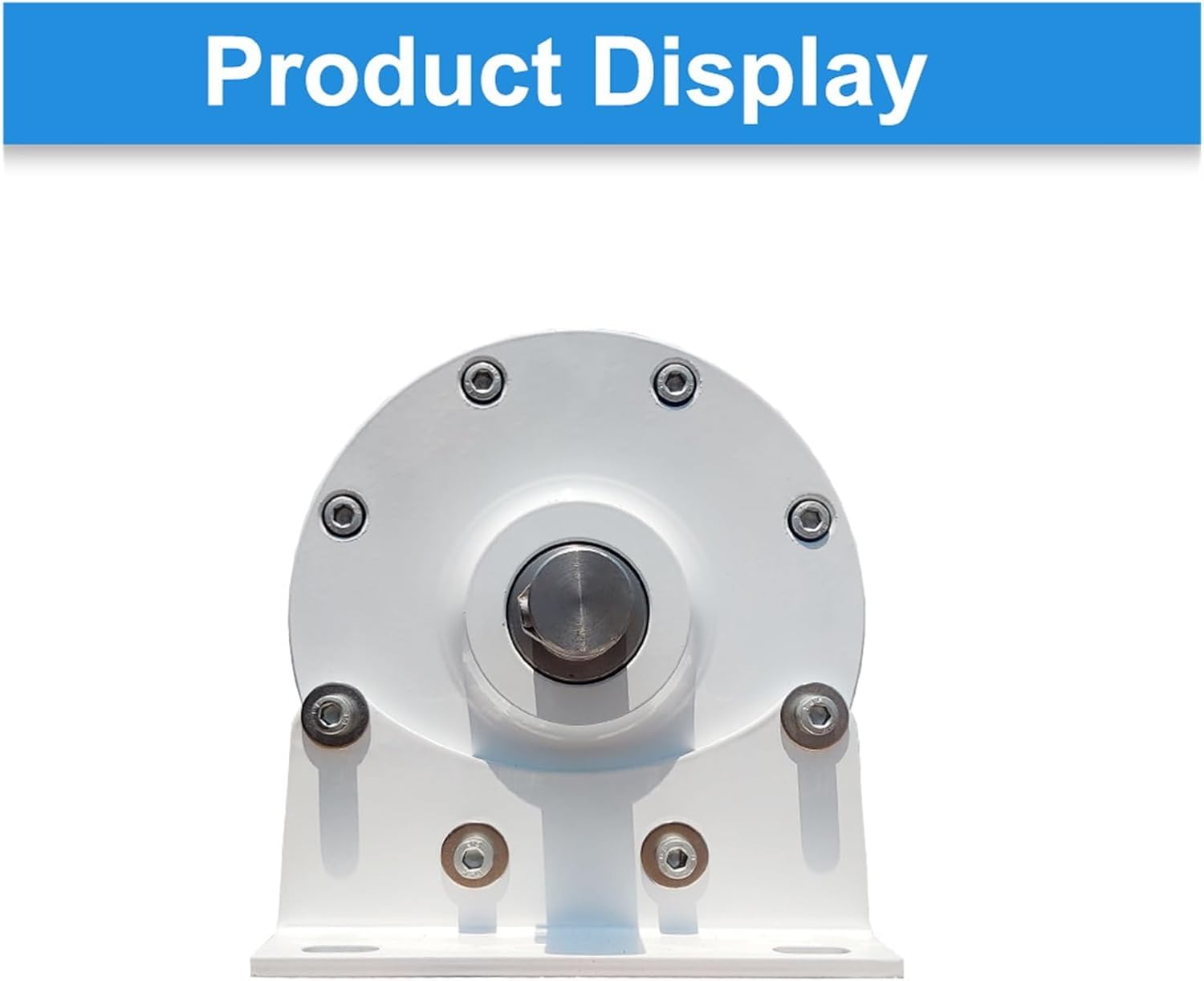 10KW Permanent Magnet Generator 24V 48V 96V Three-Phase Power Generators Low RPM for Windmill Water Turbine Low Starting Speed for Home(with Base,Double SHAFTS_120V)