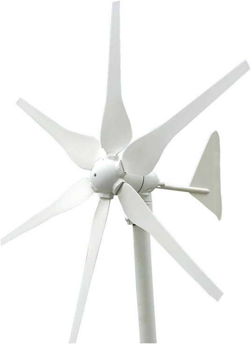 Wind Turbines, 500W Wind Turbine 12V 24V AC/DC Reinforced Blade Over Speed Protection Low Wind Speed Starting Wind Turbines(24V AC)