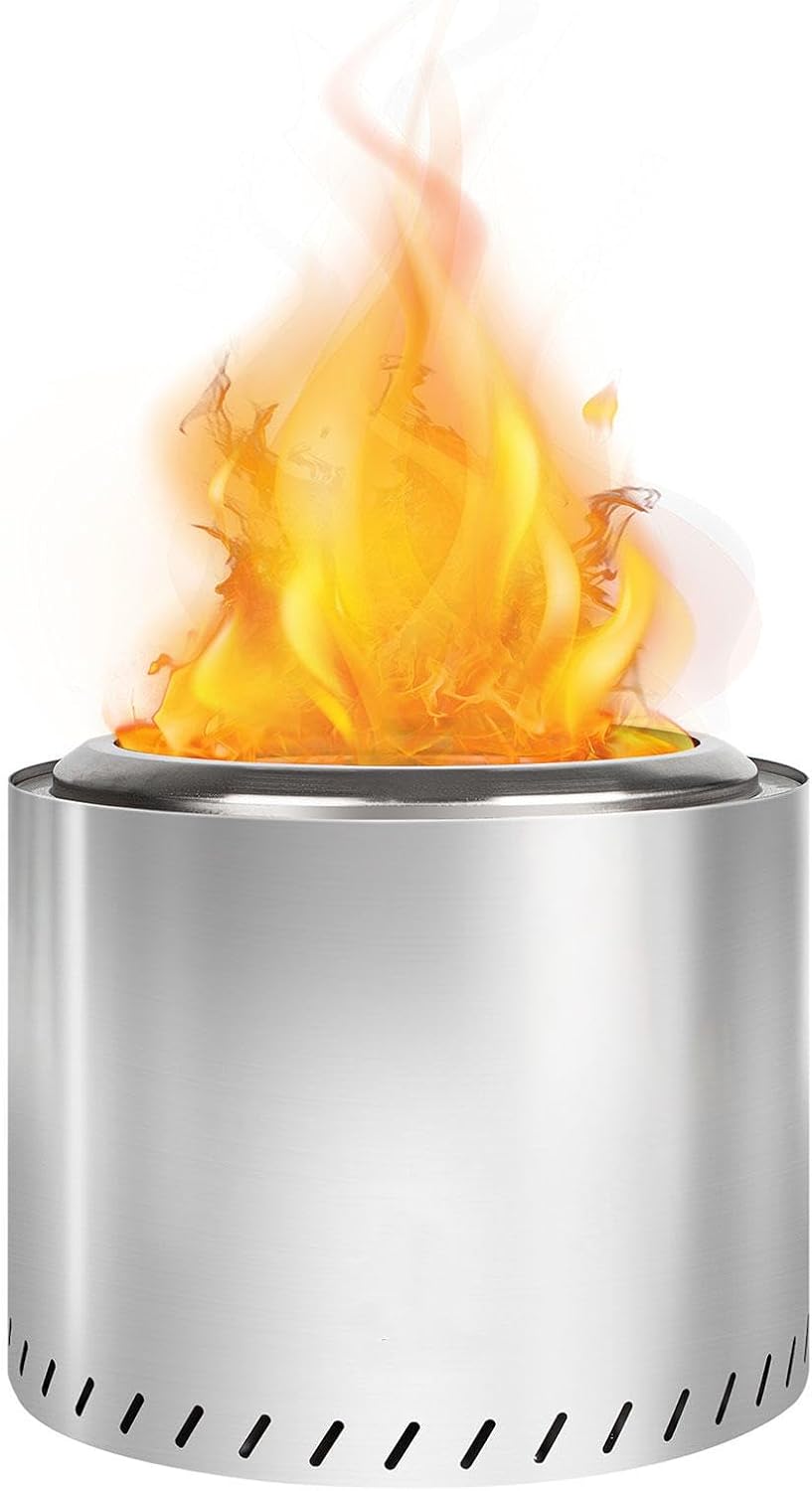 Smokeless Firepit 19.4 Inches Outdoor, Extra Large Smokeless Fire Pit Durable Stainless Steel for Wood Burning, Fire Pit Smokeless for Patio Garden,Camping,Backyard