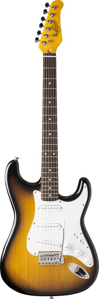 Oscar Schmidt by Washburn Double Cutaway Electric Guitar, Tobacco Sunburst, OS-300 TS