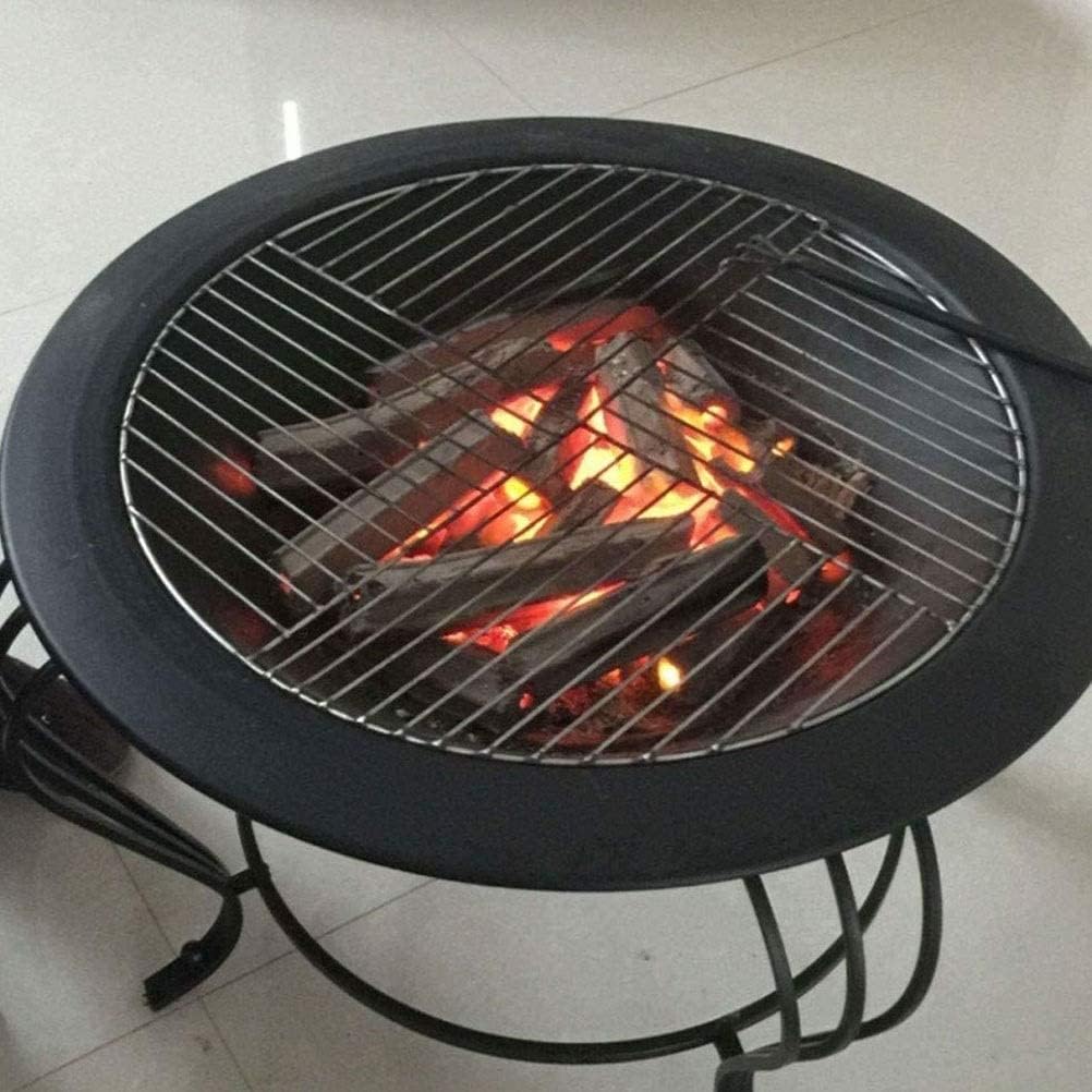 Outdoor Fire Pit Fire Pits Outdoor Wood Burning Outdoor Fire Pit, Camping Brazier Bonfire Stove Courtyard Barbecue Grill Elegant Garden & Patio Heater, Fire Pit, Barbecue with Cover BBQ Cook