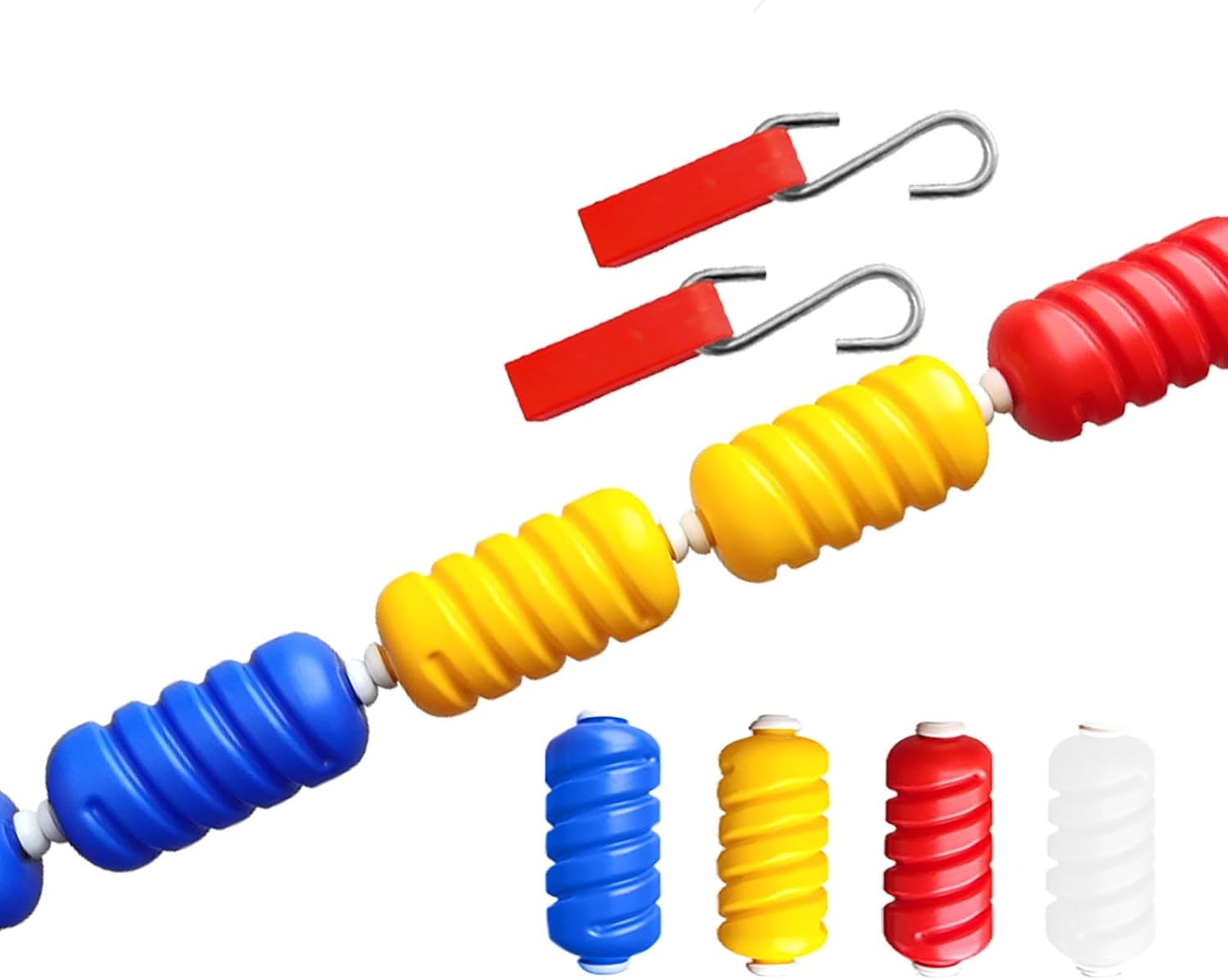 Swimming Pool Safety Rope with Floats, Pool Lane Divider Lines/Floating Swim Pools Ropes 82 64 46 30 8 4 FT Long Buoy Cords for Indoor Outdoor Competition Centres, Bright Sturdy (Color : Width 11Cm