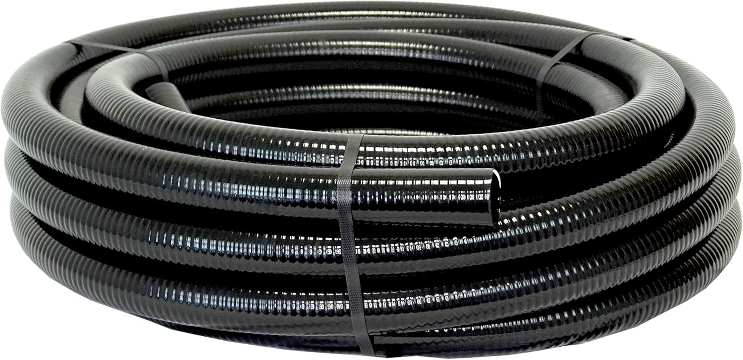 HALF OFF PONDS Flexible PVC Pond Hose 1.50