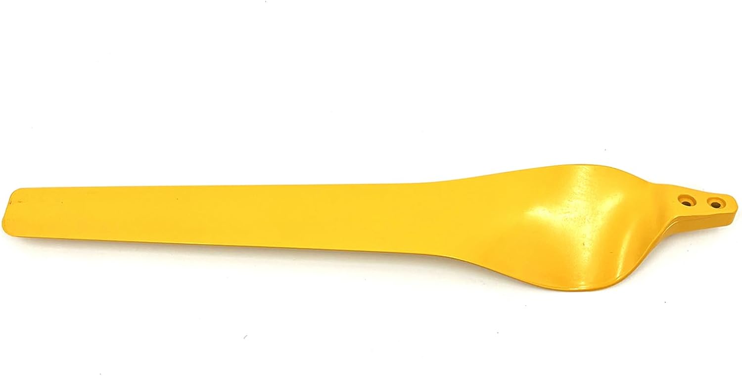 580mm-1200mm Wind Turbine Generator Blade 3 Blades Wind Generator Blades, Horizontal Axis Wind Turbine Blades, Yellow Nylon Fiber Blades for DIY Wind Turbines Easy Installation,Yellow,1200mm