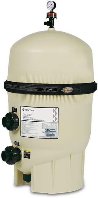 Pentair D.E. Cartridge Style Pool Filter Quad D.E. 100 EC